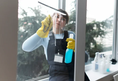 Nettoyage de vitres intérieures et extérieures à Moustier